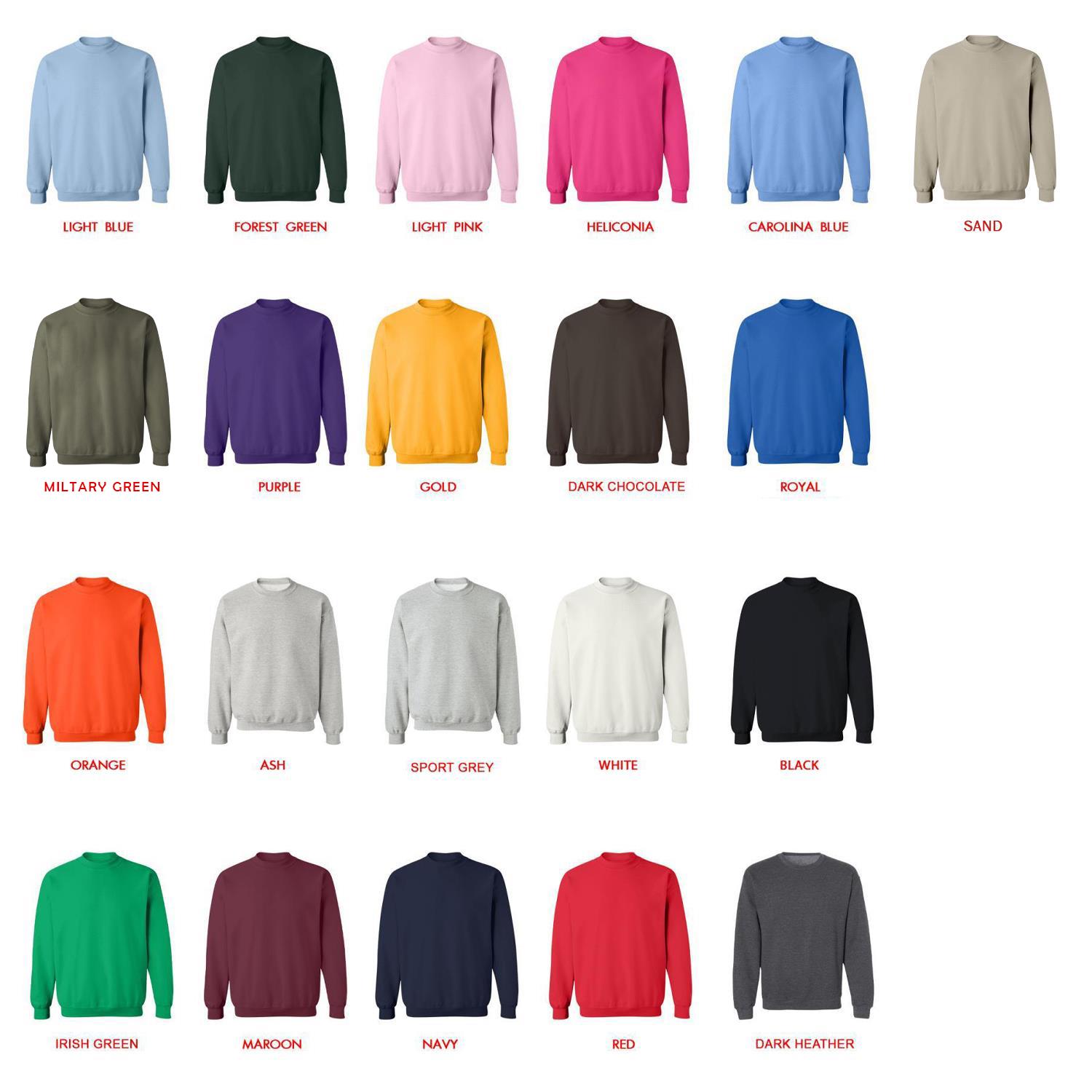 sweatshirt color chart - Mob Psycho 100 Merch