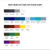 tank top color chart - Mob Psycho 100 Merch