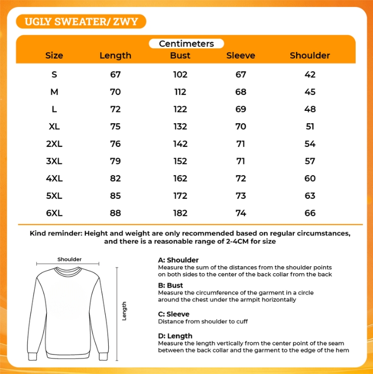 3D UGLY SWEATER - Mob Psycho 100 Merch